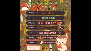 SCHEDULE 11.25 - 12.1 #engvtuber #streamer #vtuber #vtubeschedule #vtuberstream #arikireyysworld #HI