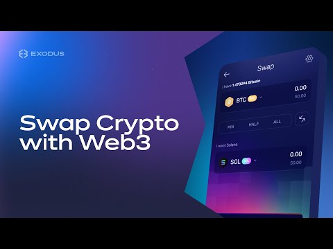 Swap with Web3 Wallet | Exodus tutorial