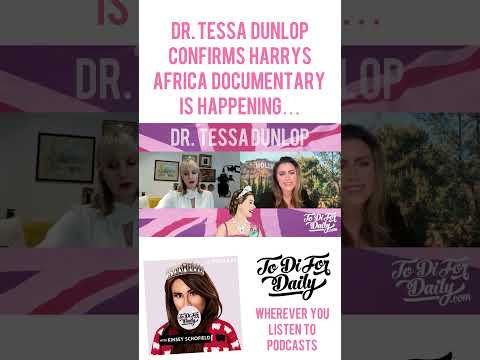 Dr. Tessa Dunlop says that Prince Harry's Africa documentary is coming #shorts