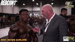 2022 IFBB Pro League Olympia On The Spot Interviews: Keone Pearson