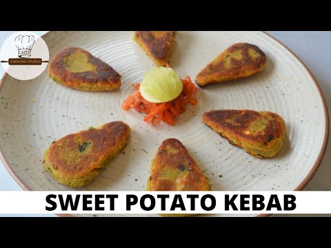 Veg Kabab Recipe | Sweet Potato Kebab | Healthy Recipe (Vrat ka khana)