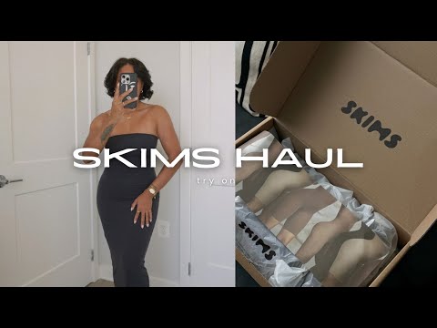 Skims Haul + Trying On New Items! | Faceovermatter