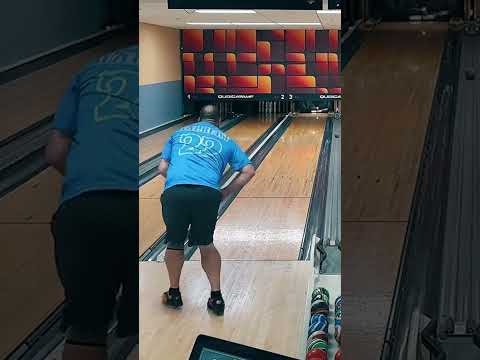 Tim Jalbert with an incredible spare #candlepin #bowling