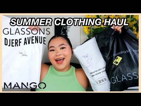 HUGE SUMMER COLLECTIVE HAUL | CIDER, DJERF AVENUE, GLASSONS & MORE!