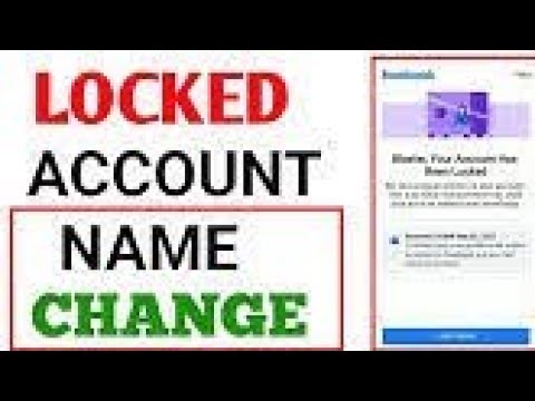 FACEBOOK LOCKED ACCOUNT NAME CHANGE। HOW TO CHANGE FACEBOOK LOCKED ACCOUNT NAME.