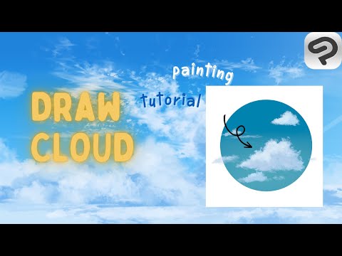 How to Draw Clouds Like Anime Background - Clip Studio Paint Drawing Tutorial