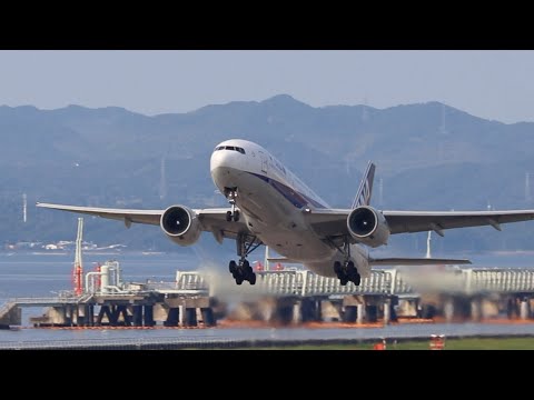 関空を離陸する飛行機８連発！おまけ映像つき