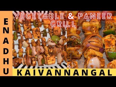 Paneer Tikka | Paneer grill | Tandoori Vegetables | Vegetables Grill | Tandoori Paneer | Quick Snack