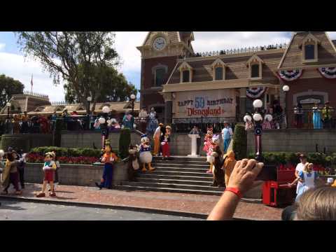 Unveiling of Disneyland 60th Anniversary logo