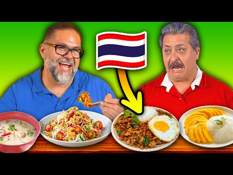 Mexican Dads Try Thai Food for the first time!