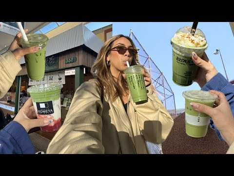 trying VIRAL matcha shops in San Francisco!