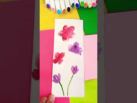 #Easy #DIY #Bookmark Ideas | bookmark with paper | #craft tutorial