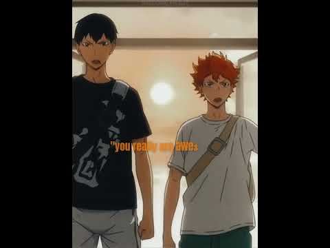 #anime #haikyuu #haikyu #tobiokageyama #kageyma #hinata #kaghina (don't own song!)