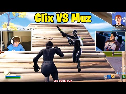 Clix VS Muz 1v1 TOXIC Buildfights!