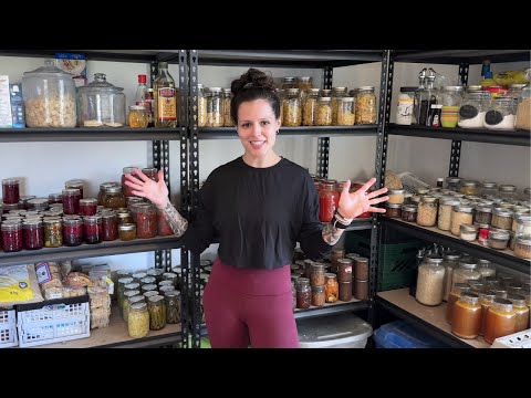 Homestead Pantry Tour | One Year Of Food!