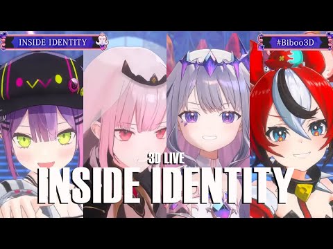 3D Live【古石ビジュー+常闇トワ+森カリオペ+ハコス・ベールズ】INSIDE IDENTITY / Black Raison d'etre 歌詞付き 2024/08/04