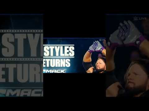 Aj Styles is set to returns Next week on Smackdown #shorts #ajstyles