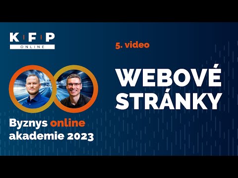 5. Webové stránky - Byznys online akademie 2023