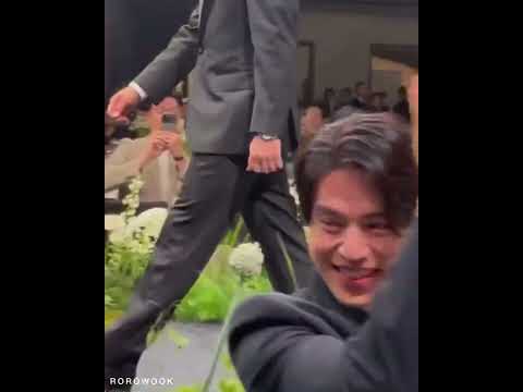 Dong wook attends his friend's wedding🤗💗 #adorable #leedongwook #shorts #viral #shotsvideo #wedding