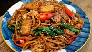 家常酱油炒面这样做🍜味道香浓，口感柔软，风味独特，好吃到停不下来❤️Home-cooked soy sauce fried noodles🍜 Fragrant, soft and unique