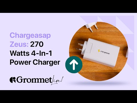 Travel Light with Chargeasap Zeus: The 4-In-1 Charger that Replaces All Others | Grommet Live