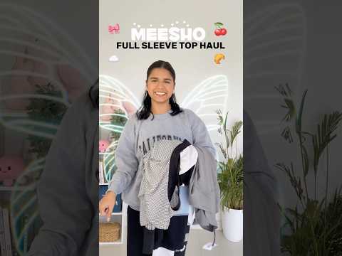 Meesho Winter Tops Haul ☃️ #shorts #meesho #youtubeshorts #meeshohaul #meeshotops #apt #fyp #tops