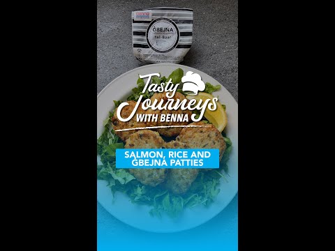 𝐓𝐚𝐬𝐭𝐲 𝐉𝐨𝐮𝐫𝐧𝐞𝐲𝐬 𝐰𝐢𝐭𝐡 𝐁𝐞𝐧𝐧𝐚 👨‍🍳 Episode 26: Salmon, Rice and Gbejna Patties