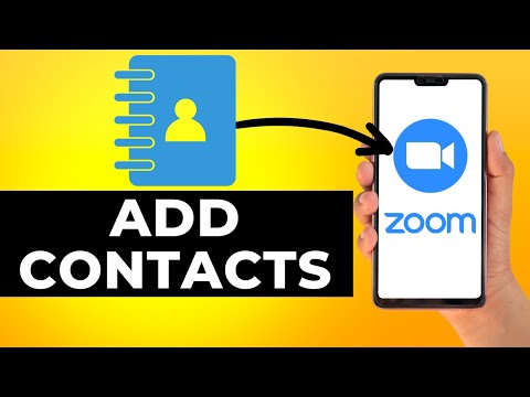 How to Add Contacts in ZOOM App in Mobile (Step by Step)