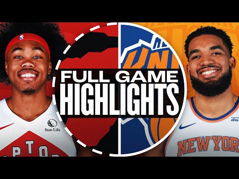 RAPTORS at KNICKS | FULL GAME HIGHLIGHTS | December 23, 2024