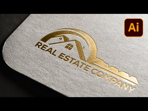 Logo Design - Real Estate And Construction Logo Design In Illustrator || Illustrator Tutorial