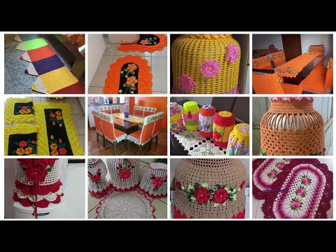 Ideas elegantes y hermosas de patrones de crochet hechos a mano para decoraciones del hogar