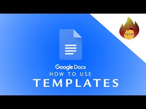 How to Use Templates | GOOGLE DOCS