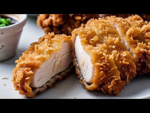 Super Easy, CRISPY and JUICY FRIED CHICKEN KATSU | Chicken Breast Recipe | Cookingwithlil