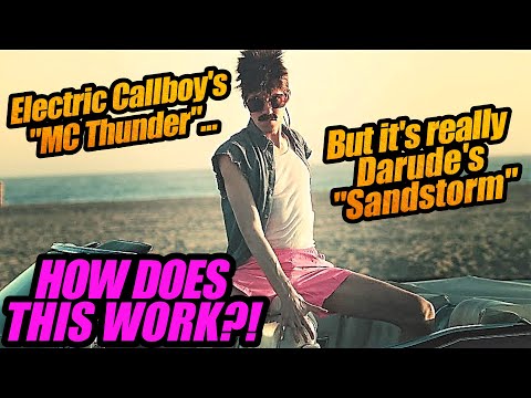 "MC Thunder" but it's really "Sandstorm"... HOW DOES THIS WORK?!