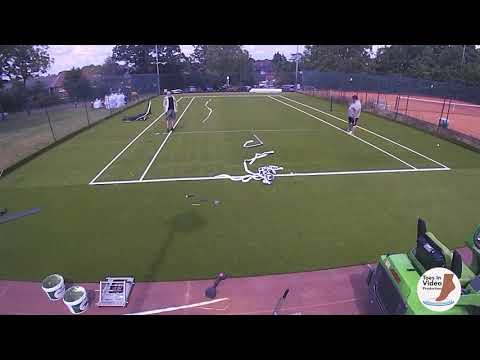 Bromsgrove Tennis Club Court resurfacing - timelapse