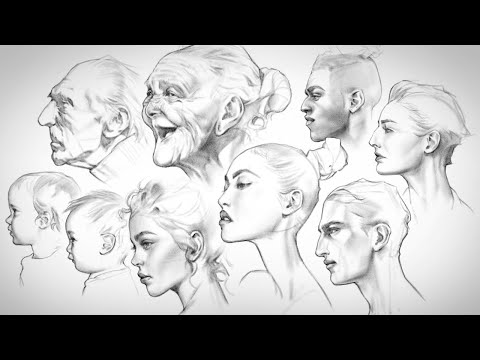 Head Studies 3 - Profile Views