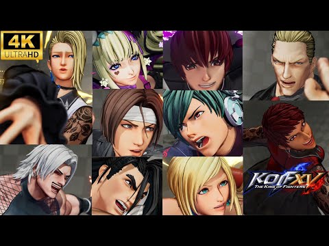 【全61キャラ】THE KING OF FIGHTERS XV 超必殺技まとめ【マチュアバイス参戦】　 ALL SUPER MOVES　Mature　Vice　4K/60fps