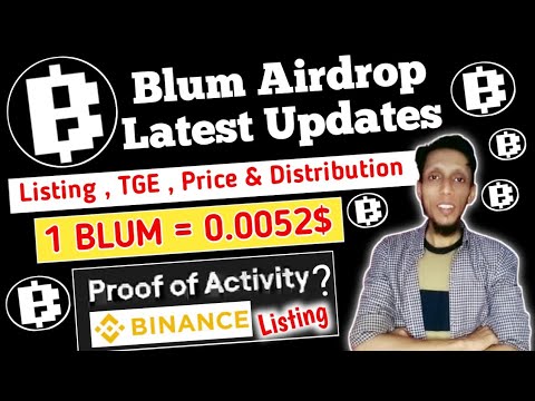 Blum Airdrop Latest Updates | Blum Listing Date | Blum Airdrop Criteria