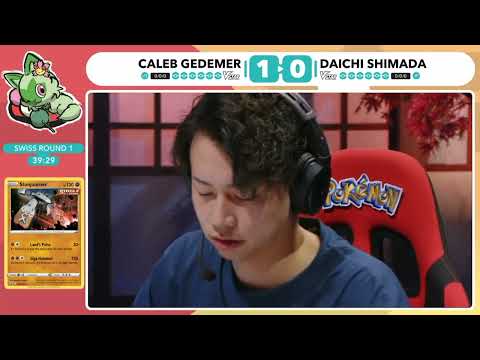 ポケモンWCS2023 - Caleb Gedemer選手 vs Daichi Shimasa選手【ポケモンワールドチャンピオンシップス2023カードゲーム部門マスターリーグ】