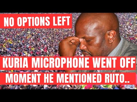 EXPLOSIVE DRAMA! MOSES Kuria RUSHED TO SAFETY After ANGRY GATANGA Residents PULLED HIM OFF Stage