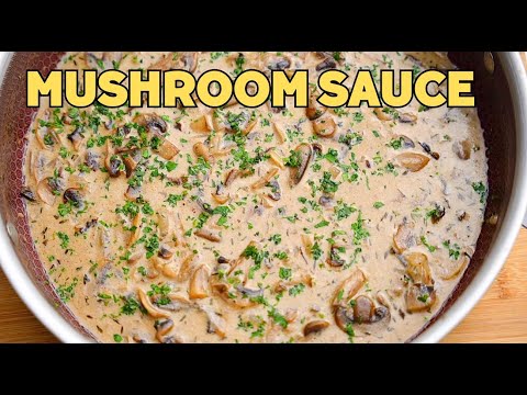 Everybody is asking for this MUSHROOM SAUCE recipe!