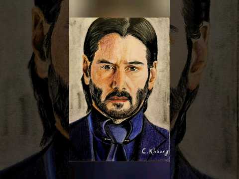 John Wick 🔥😎 - keanu reeves fanart #art #artist #keanureeves #johnwick #movie #artwork #cinematic