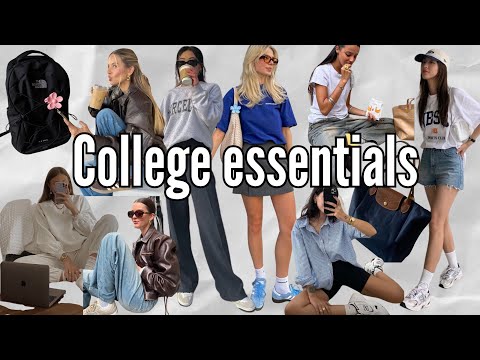 Back-to-School clothing haul college / COLLEGE wardrobe essentials (must haves & basics) trendy 2024