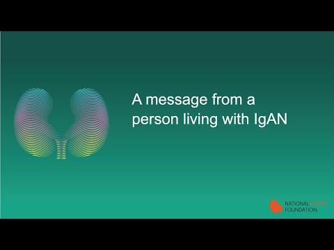 A message from a person living with IgAN