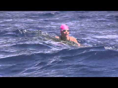 Carina Bruwer Swims For Hope across the Bonifacio Straits & Four Times across the Messina Straits