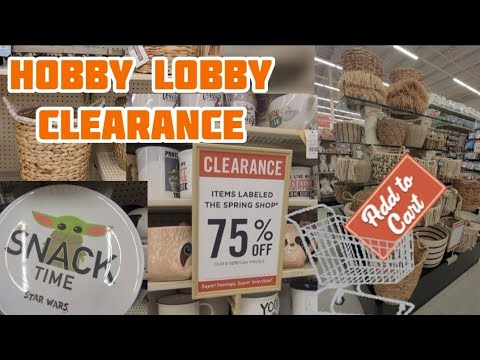 Hobby Lobby Clearance | Spring Decor 75 OFF