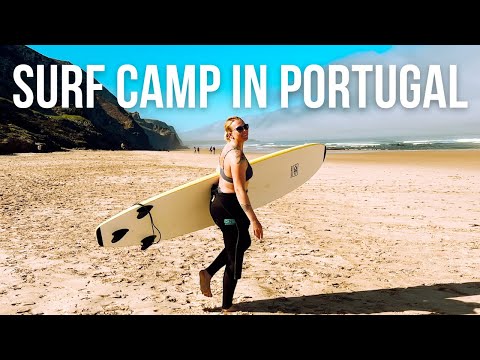 Beginner Surf Camp in Lagos, Portugal vlog | Traveling in Portugal for 2 weeks 🇵🇹