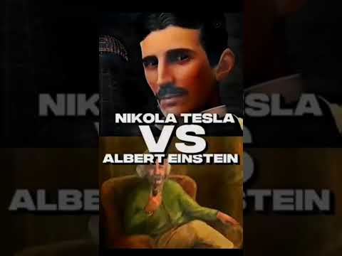 NIKOLA TESLA 🕳🕳 vs ALBERT EINSTEIN ☠️☠️ #shorts #nikolatesla #science #vs #wakeup