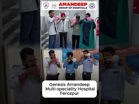 Celebrating World Pneumonia Day with a fun lung power challenge at Amandeep Hospitals!