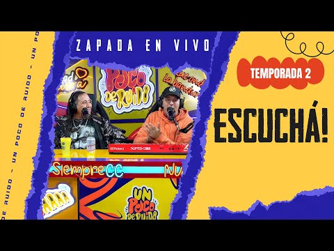 ESCUCHA / Zapada EN VIVO en UN POCO DE RUIDO